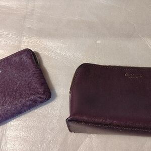 Coach Deep Purple Wallet Duo